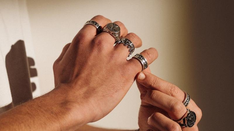 Mens fashion rings